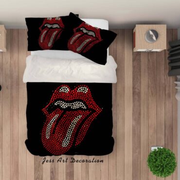 3D ROCK BAND THE ROLLING STONES QUILT COVER SET BEDDING SET PILLOWCASES 61 2 scaled