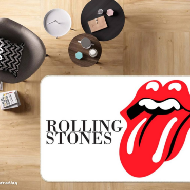 3D THE ROLLING STONES ROCK BAND NON-SLIP RUG MAT 195
