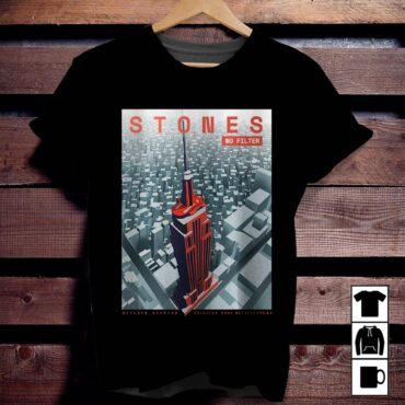 East Rutherford Empire State Building The Rolling Stones 2019 Tour Shirt