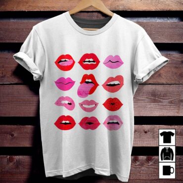 Lips Of Love The Rolling Stones Shirt