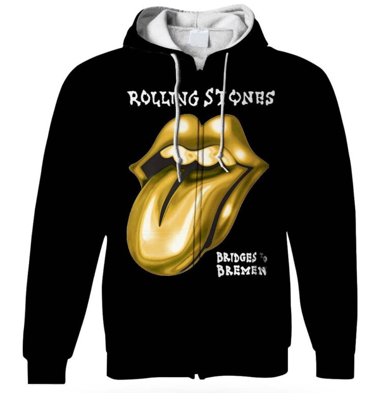 Gold Tongue The Rolling Stones Shirt