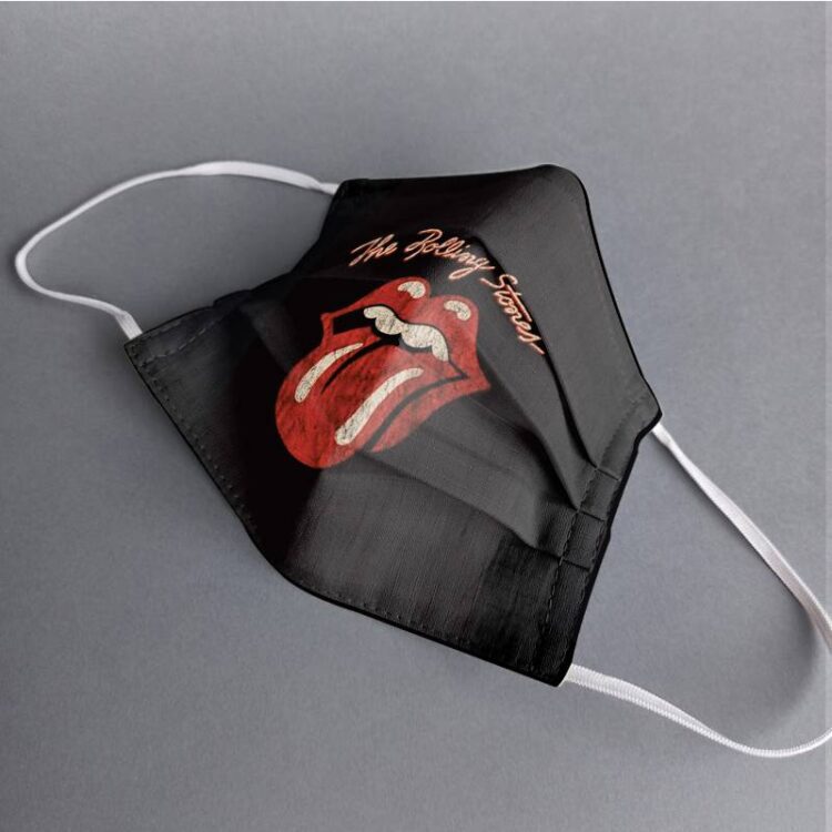The Rolling Stones Grunge 3D Cloth Face Mask 02