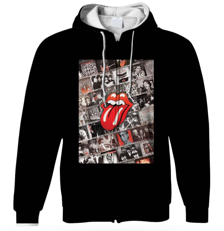 The Rolling Stones Legend Rock Band Timeline Shirt - Black