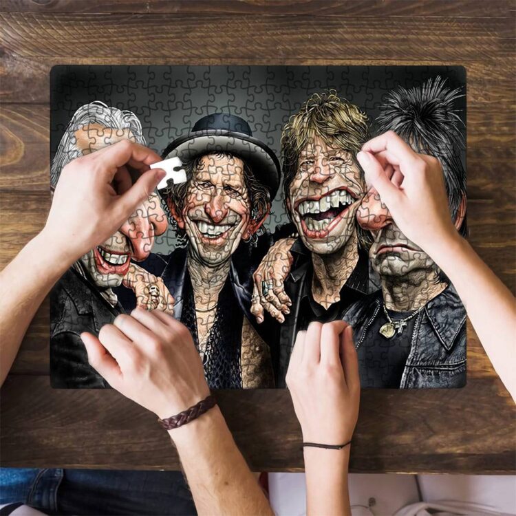The Trolling Stones Funny Face Puzzle