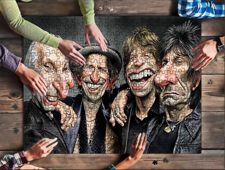 The Trolling Stones Funny Face Puzzle
