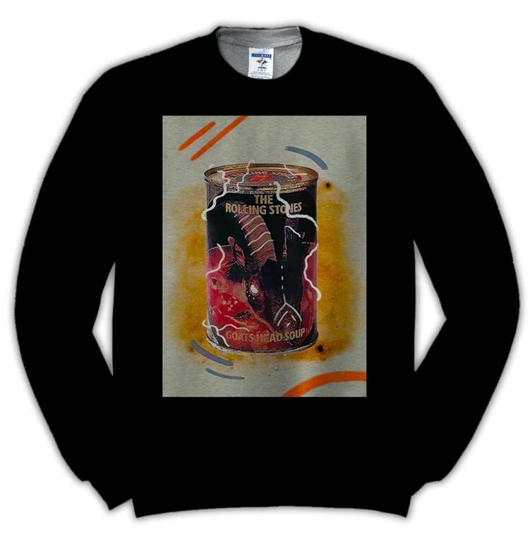 The Rolling Stones RUFFMERCY Goat Head Soup Can Shirt