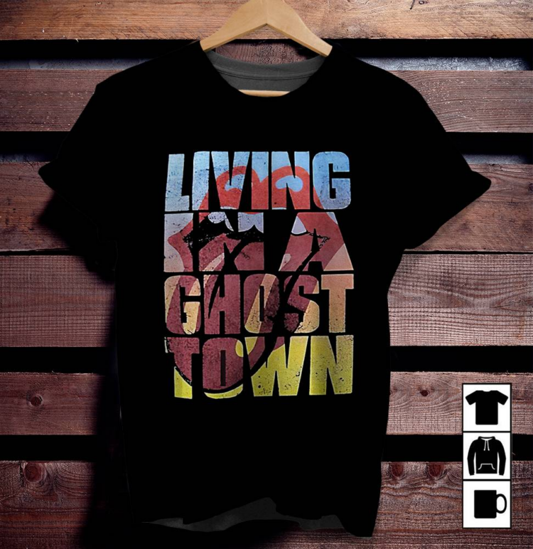 The Rolling Stones Living In A Ghost Town Limited Shirt