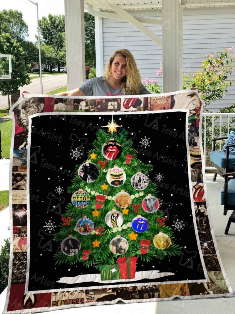 The Rolling Stones Christmas Tree Quilt