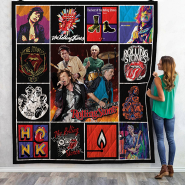 The Rolling Stones Rock Band Quilt