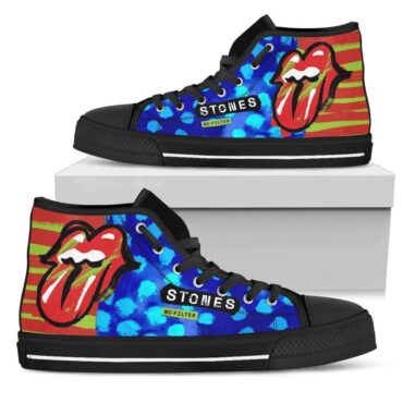 The Rolling Stone No Filter Sneakers Canvas Shoes,Low Top, High Top, Sport Shoes Fan Gift Idea