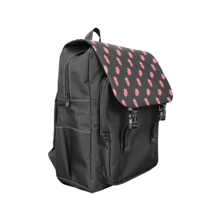 The Rolling Stones Tongue Pattern Shoulders Backpack