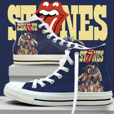 Rolling Stones Stones Shoes Canvas Shoes,Low Top, High Top, Sport Shoes