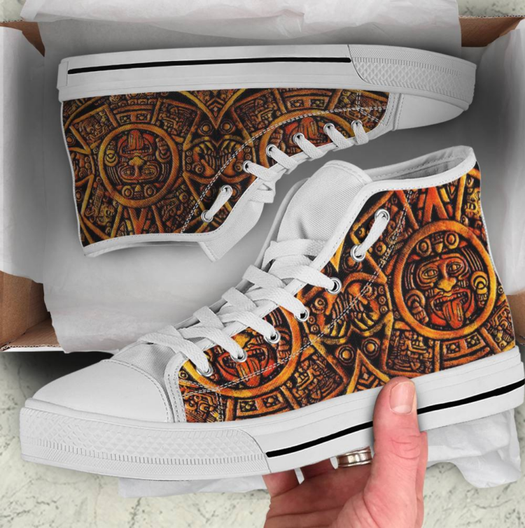 Rolling Stones America Latina Ole Mexico City Canvas Shoes,Low Top, High Top, Sport Shoes