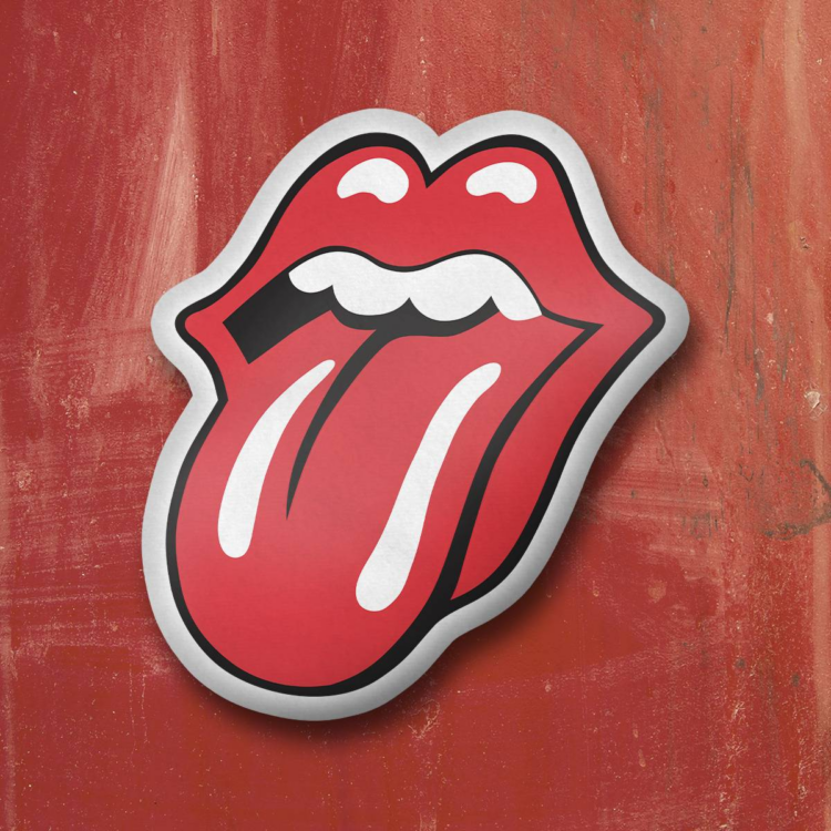 The Rolling Stones Big Tongue Stuffed Pillow
