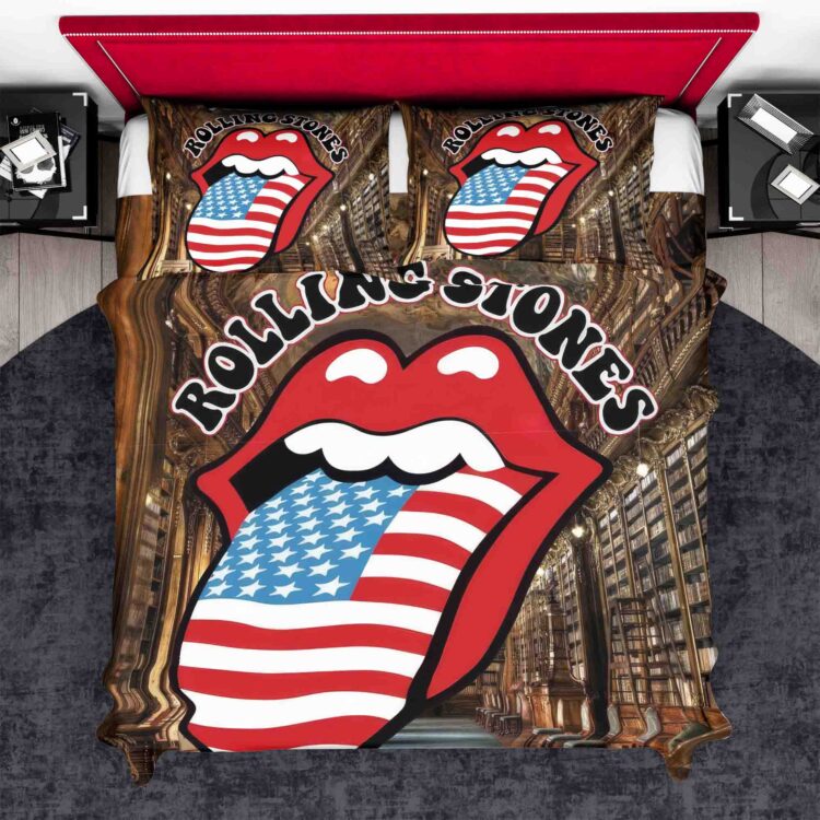 Rolling Stones Library Bedding Set