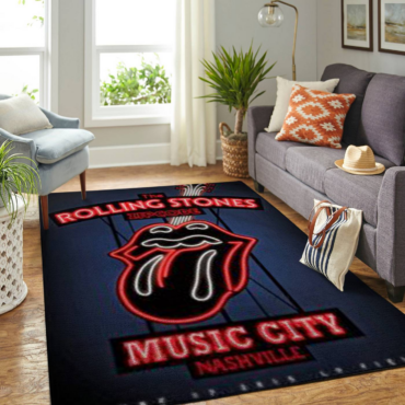 Rolling Stones Music City Rug Carpet