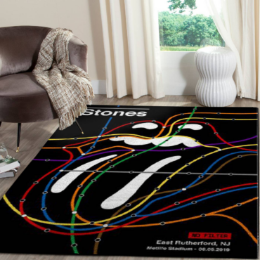 Rolling Stones East Rutherford Rug Carpet