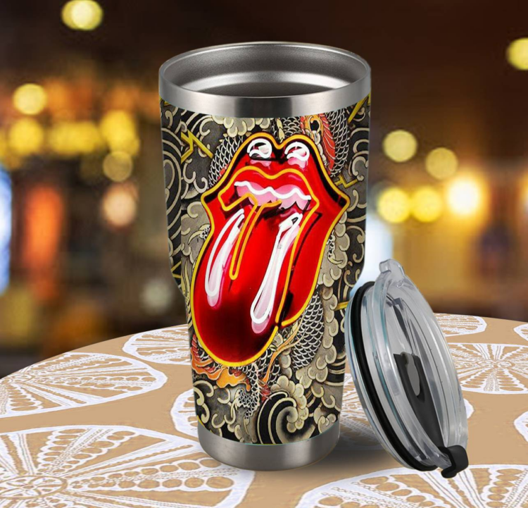Rolling Stones Flags Tumbler Cup