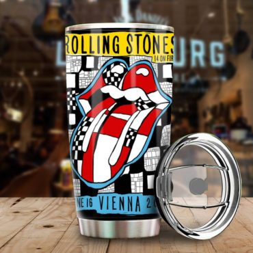 Rolling Stones ON FIRE VIENNA 2014 Tumbler Cup