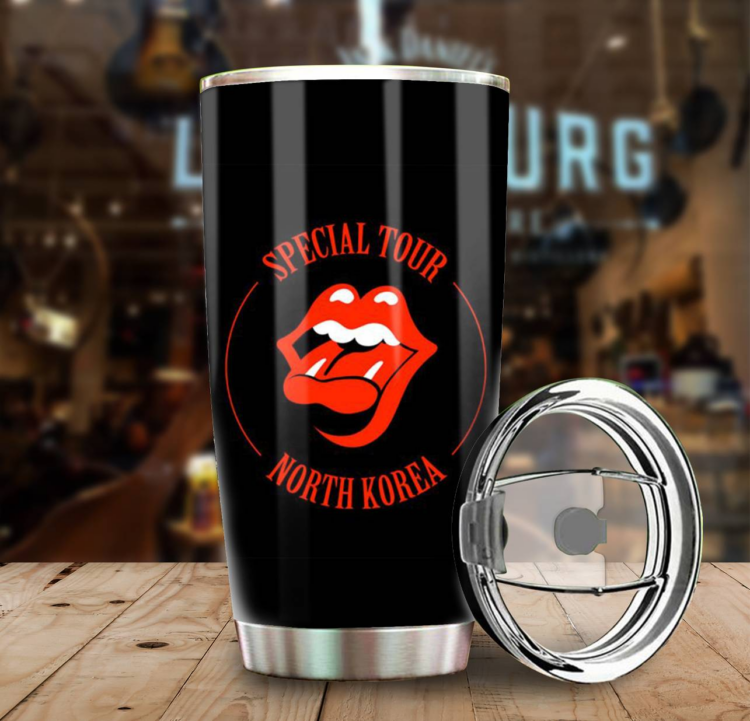 Rolling Stones Special Tour North Korea Tumbler Cup