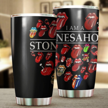 Rolling Stones Stones Aholic Tumbler Cup