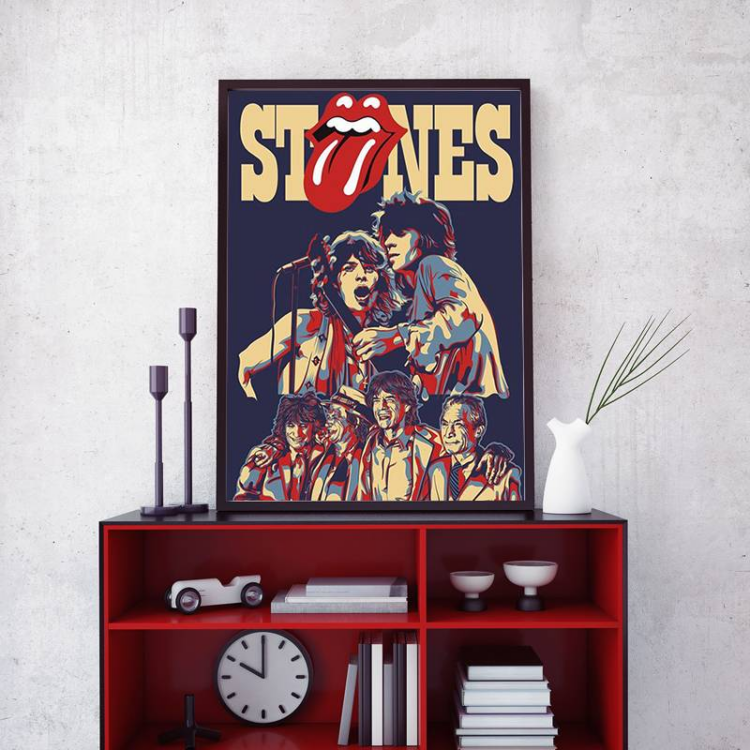 The Rolling Stones Stones Canvas