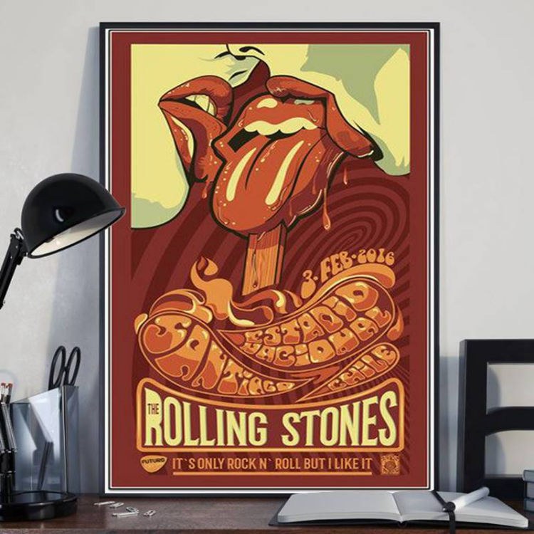 The Rolling Stones Dancing Together Canvas