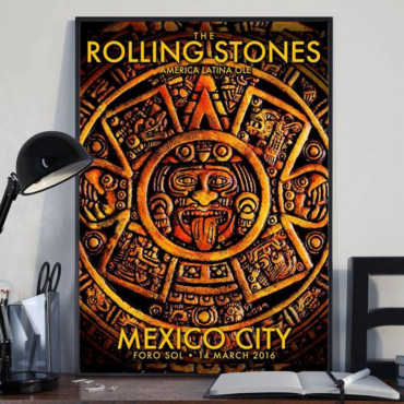The Rolling Stones America Latina Ole Mexico City Canvas