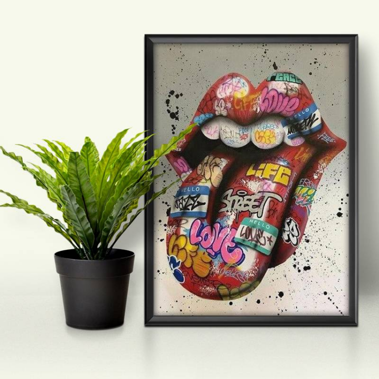 The Rolling Stones Dancing Together Canvas