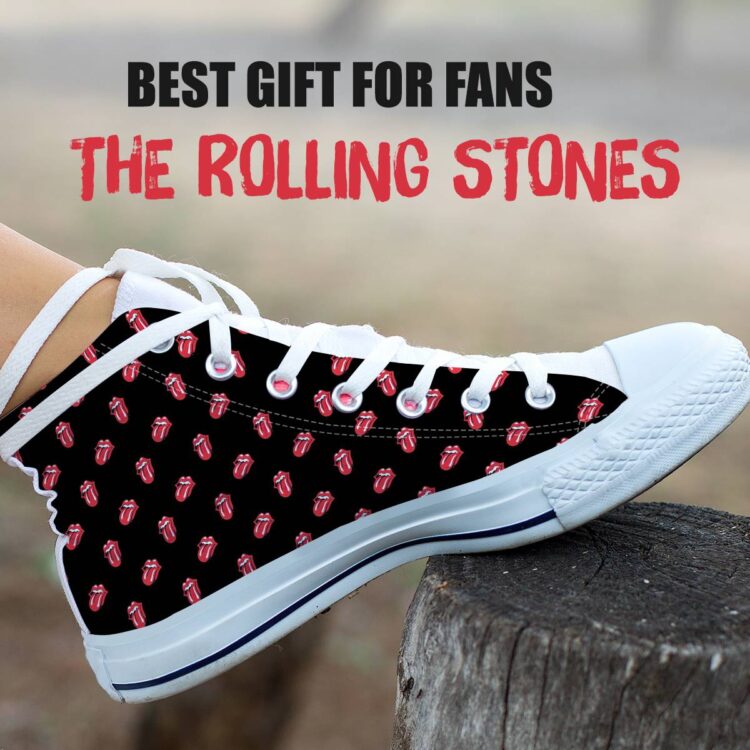 Rolling Stones Tongue Pattern Canvas Shoes Canvas Shoes,Low Top, High Top, Sport Shoes