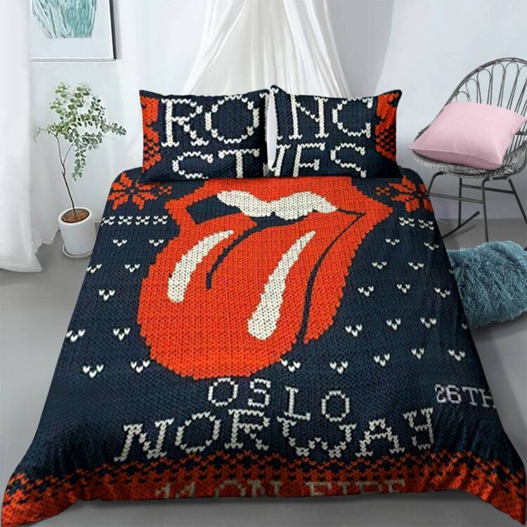 The Rolling Stones 14 On Fire Olso Norway Bedding Set