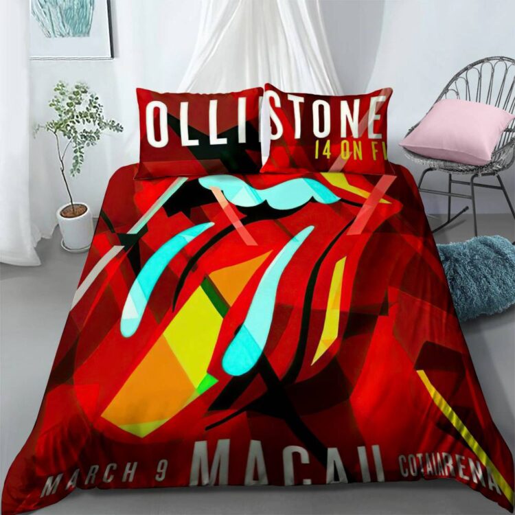 The Rolling Stones 14 On Fire Macau Bedding Set