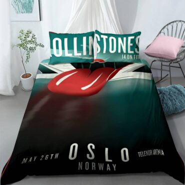 Bedding Set 1 The Rolling Stones 14 On Fire Olso Norway