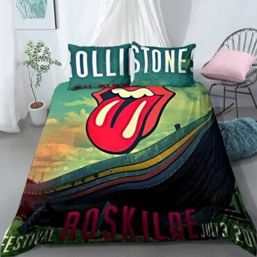 Bedding Set 1 The Rolling Stones 14 On Fire Roskilde