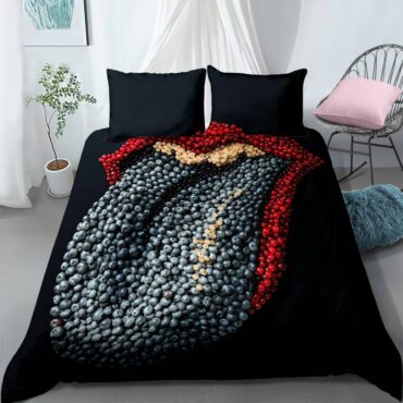 Bedding Set 1 The Rolling Stones Berry Tougue