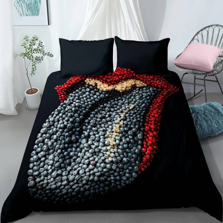 The Rolling Stones Berry Tougue Bedding Set