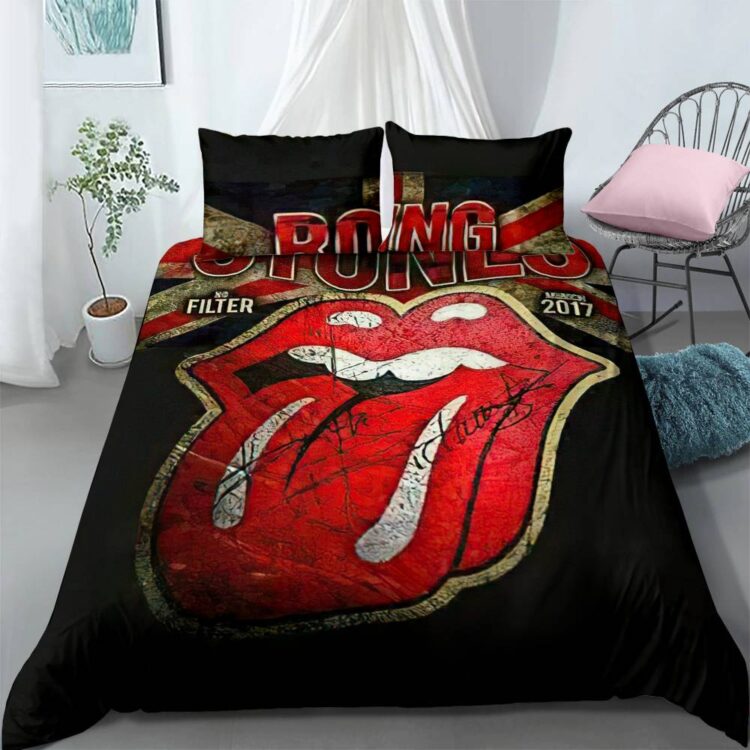The Rolling Stones No Filter 2017 Grunge Style Bedding Set