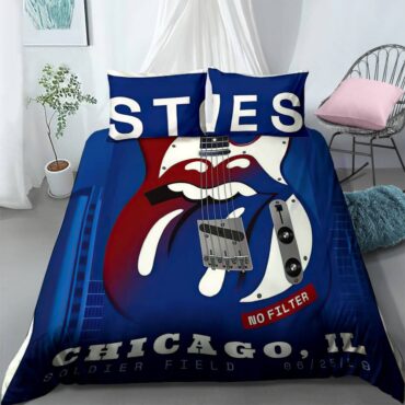 Bedding Set 1 The Rolling Stones No Filter Chicago 2019