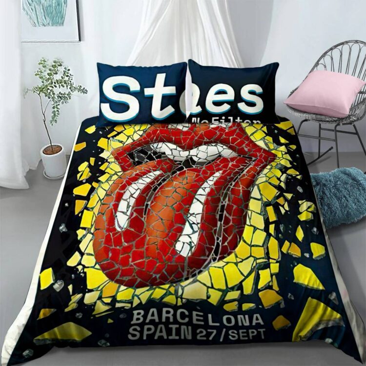 The Rolling Stones No Filter Tour Barcelona Bedding Set