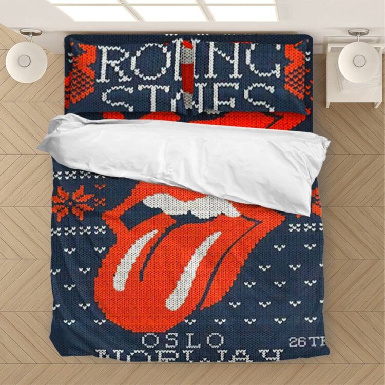 The Rolling Stones 14 On Fire Olso Norway Bedding Set
