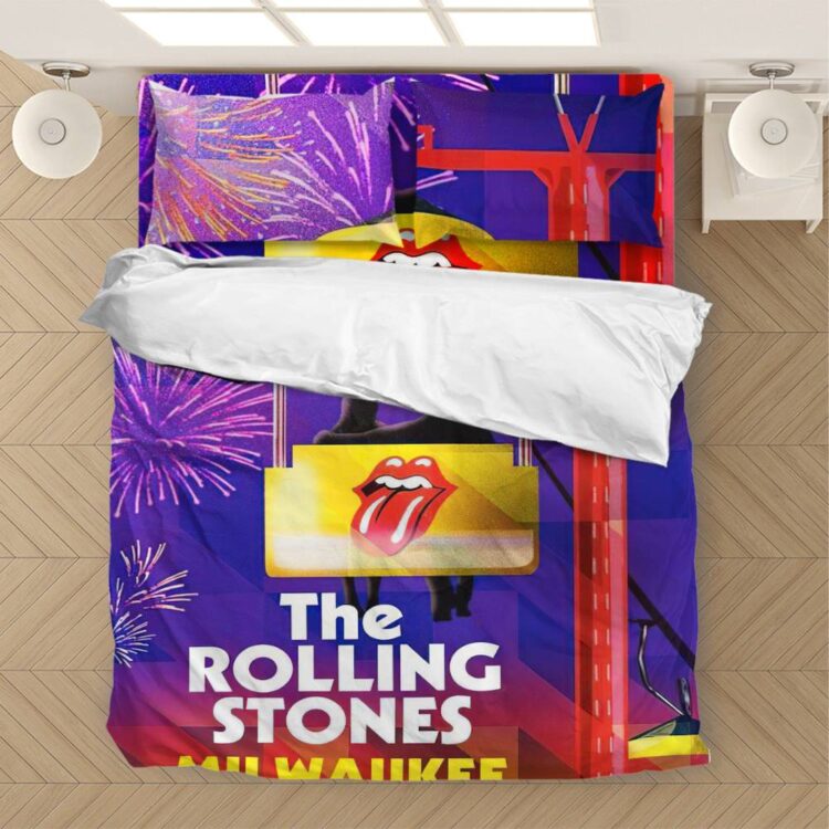 The Rolling Stone Zip Code Tour 2015 Milwaukee Bedding Set