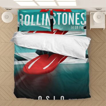 Bedding Set 2 The Rolling Stones 14 On Fire Olso Norway