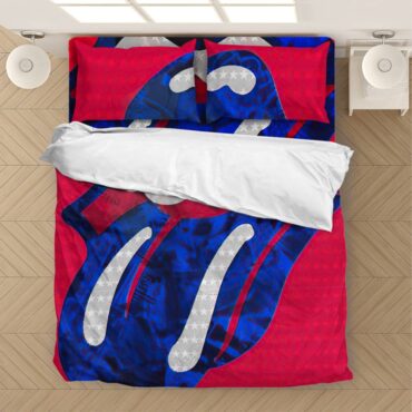 Bedding Set 2 The Rolling Stones Blue Tongue