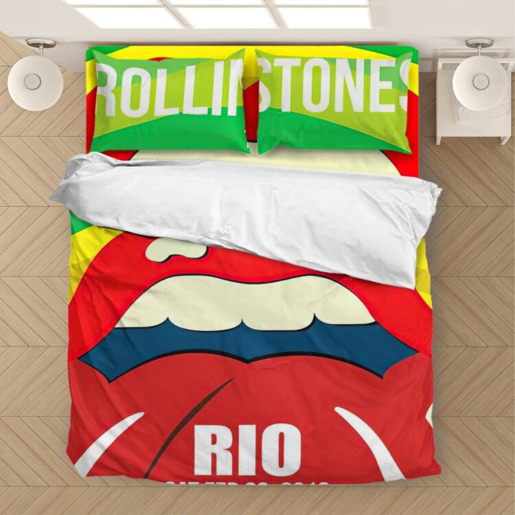 The Rolling Stones Tropical Rio 2016 Bedding Set