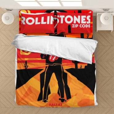 Bedding Set 2 The Rolling Stones Zip Code Dallas Texas 2015
