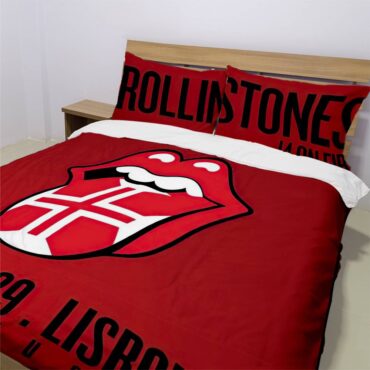 Bedding Set 3 The Rolling Stones 14 On Fire Lisbon