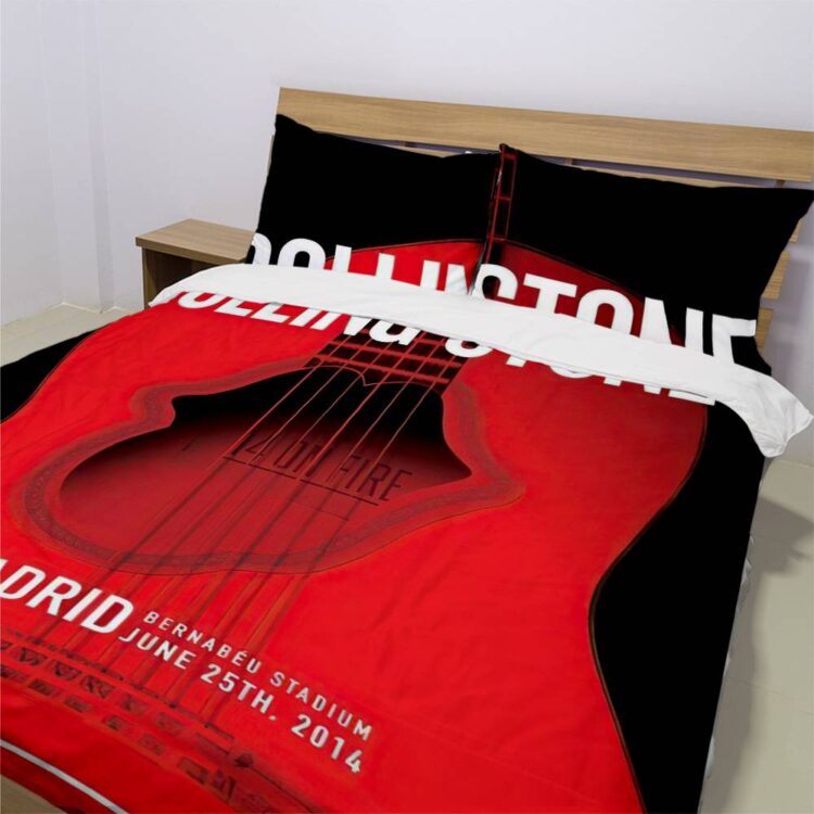 The Rolling Stones 14 On Fire Madrid Bedding Set
