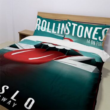 Bedding Set 3 The Rolling Stones 14 On Fire Olso Norway