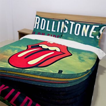 Bedding Set 3 The Rolling Stones 14 On Fire Roskilde