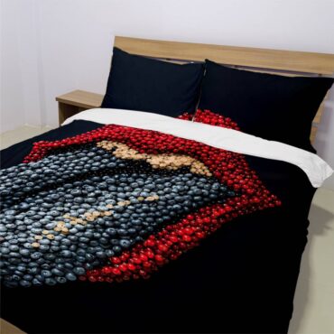 Bedding Set 3 The Rolling Stones Berry Tougue